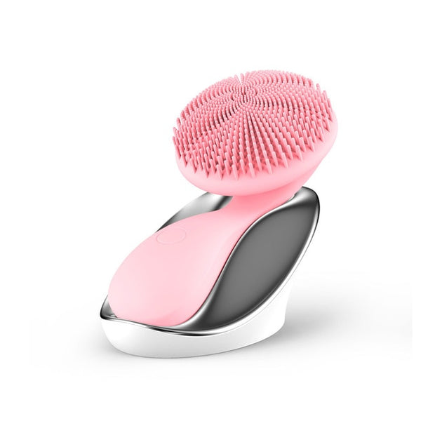 Silicone Rotating Magnetic Deep Cleaning Rechargeable Brush